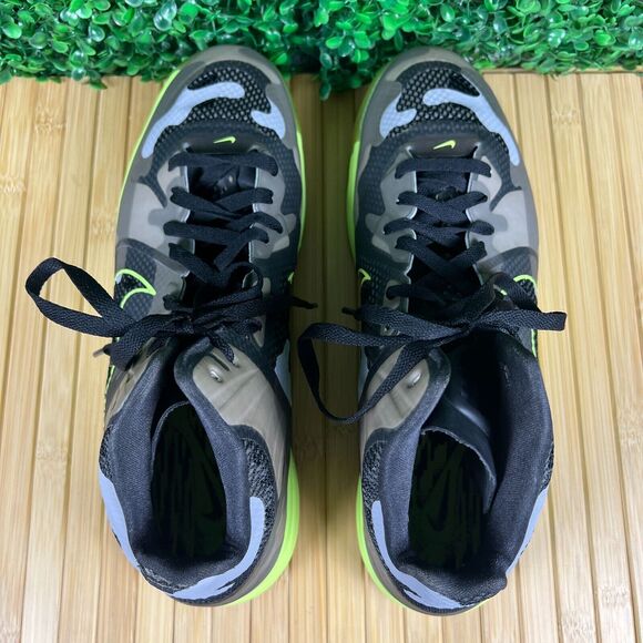 Nike Lunar Hypergamer Grey Camo Neon 2011 Size 13 Style 469756-012